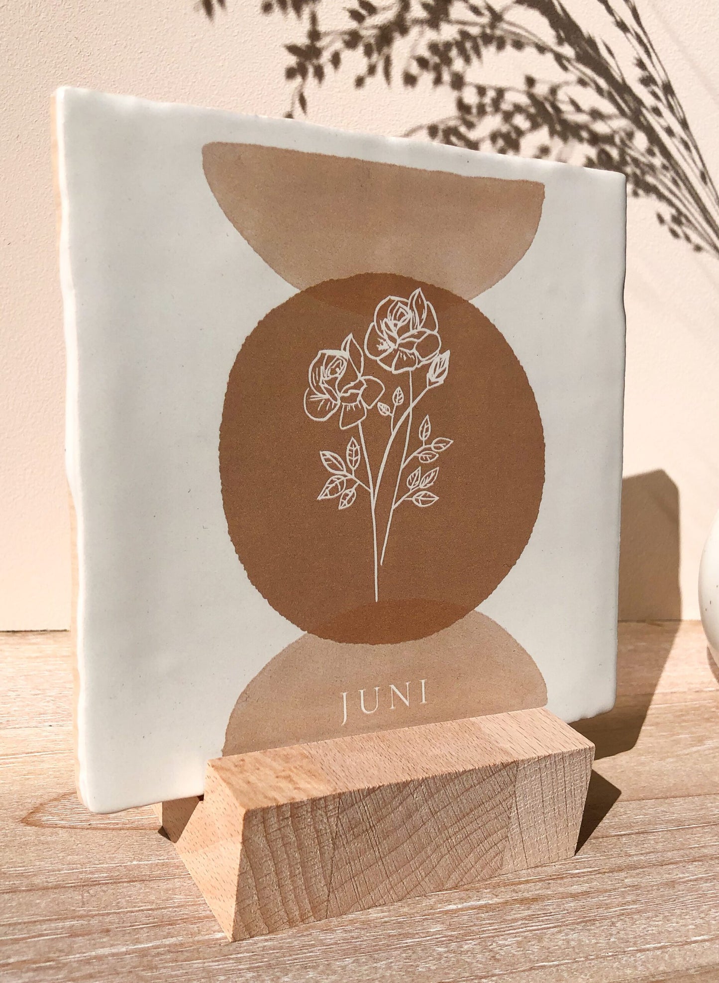 geboortebloem, tegeltje, geboortetegeltje, roos, storytile