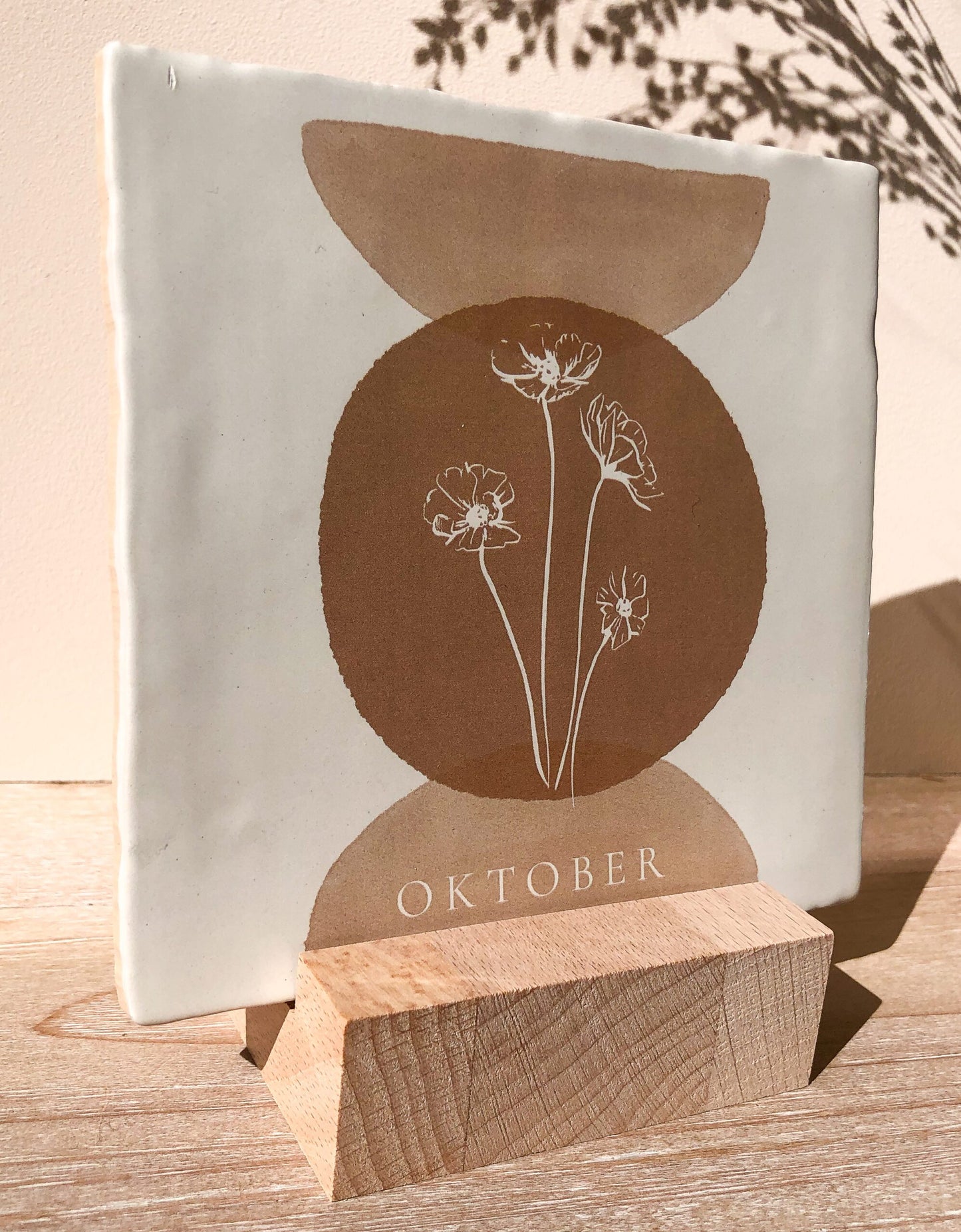 geboortebloem, tegeltje, geboortetegeltje, cosmea, storytile