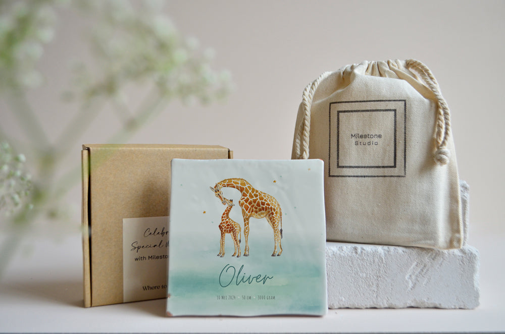 Geboortetegel | Giraffe Jade
