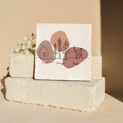 housewarming gift, persoonlijk cadeau, cadeau met naam