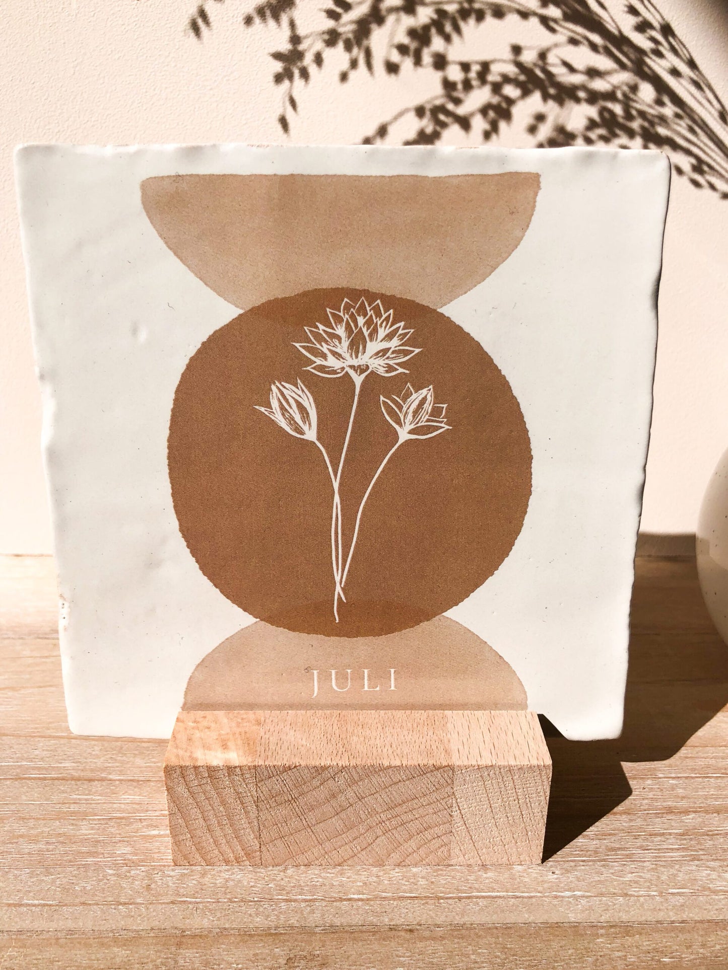 geboortebloem, tegeltje, geboortetegeltje, waterlelie, storytile